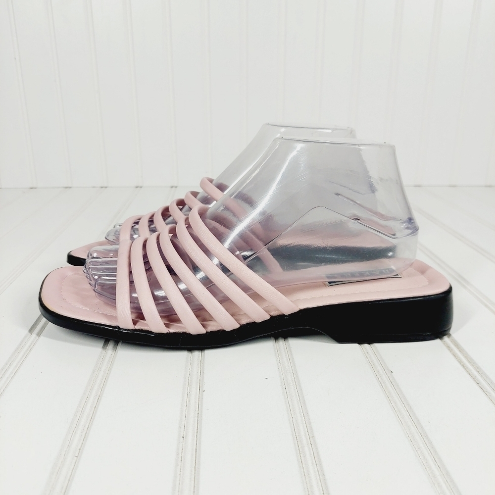 Bakers Strappy Slide Heel Sandals I27